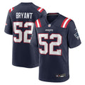 New England Patriots Marcus Bryant Nike Navy Game Jersey