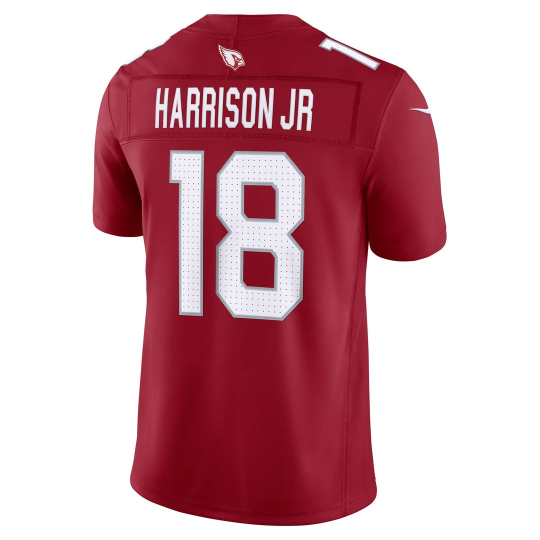 Arizona Cardinals Marvin Harrison Jr. Nike Black Alternate Vapor FUSE Stitched Limited Jersey