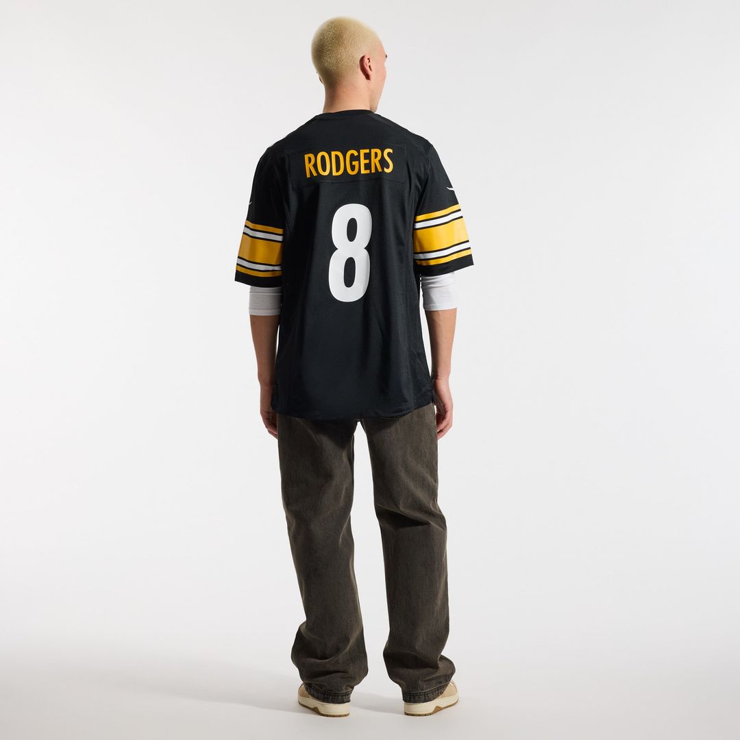 Pittsburgh Steelers Aaron Rodgers Nike Gold Alternate 1933 Throwback Game Jersey