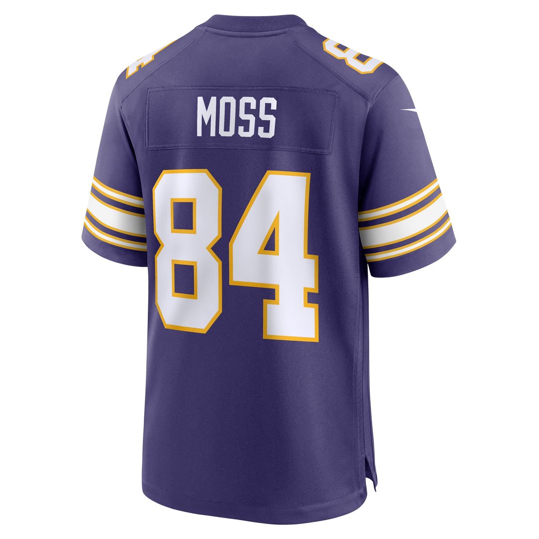 Minnesota Vikings Randy Moss Nike Purple Classic Retired Game Jersey