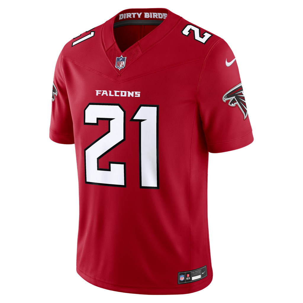 Atlanta Falcons Deion Sanders Nike Black Alternate Throwback Vapor FUSE Stitched Retired Limited Jersey