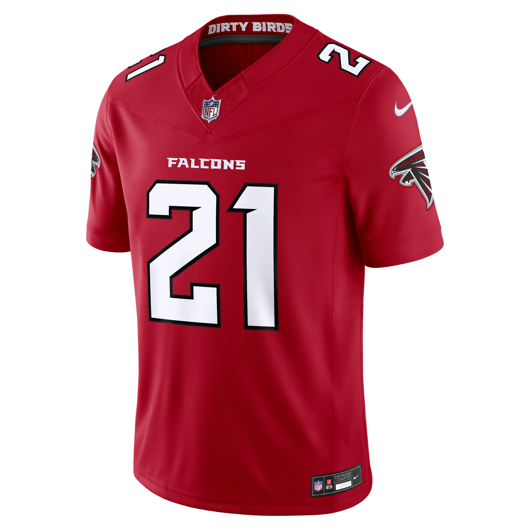 Atlanta Falcons Deion Sanders Nike Black Alternate Throwback Vapor FUSE Stitched Retired Limited Jersey