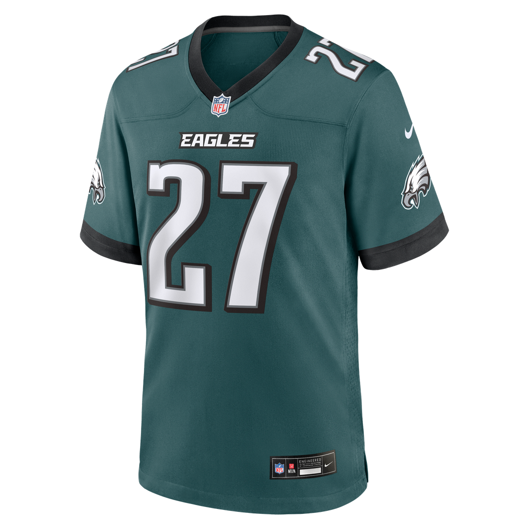 Philadelphia Eagles Quinyon Mitchell Nike Midnight Green Game Jersey
