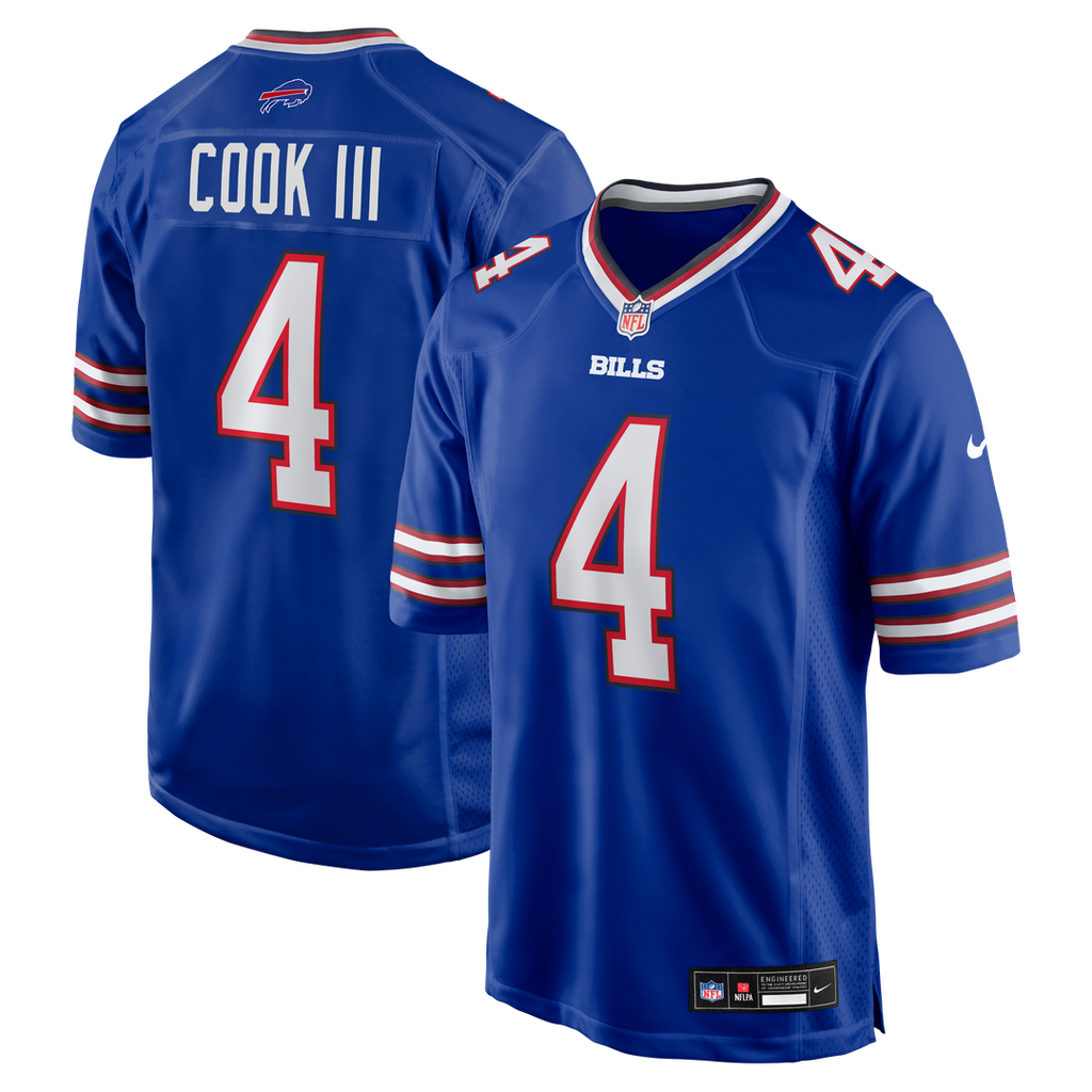 Buffalo Bills James Cook III Nike Royal Game Jersey