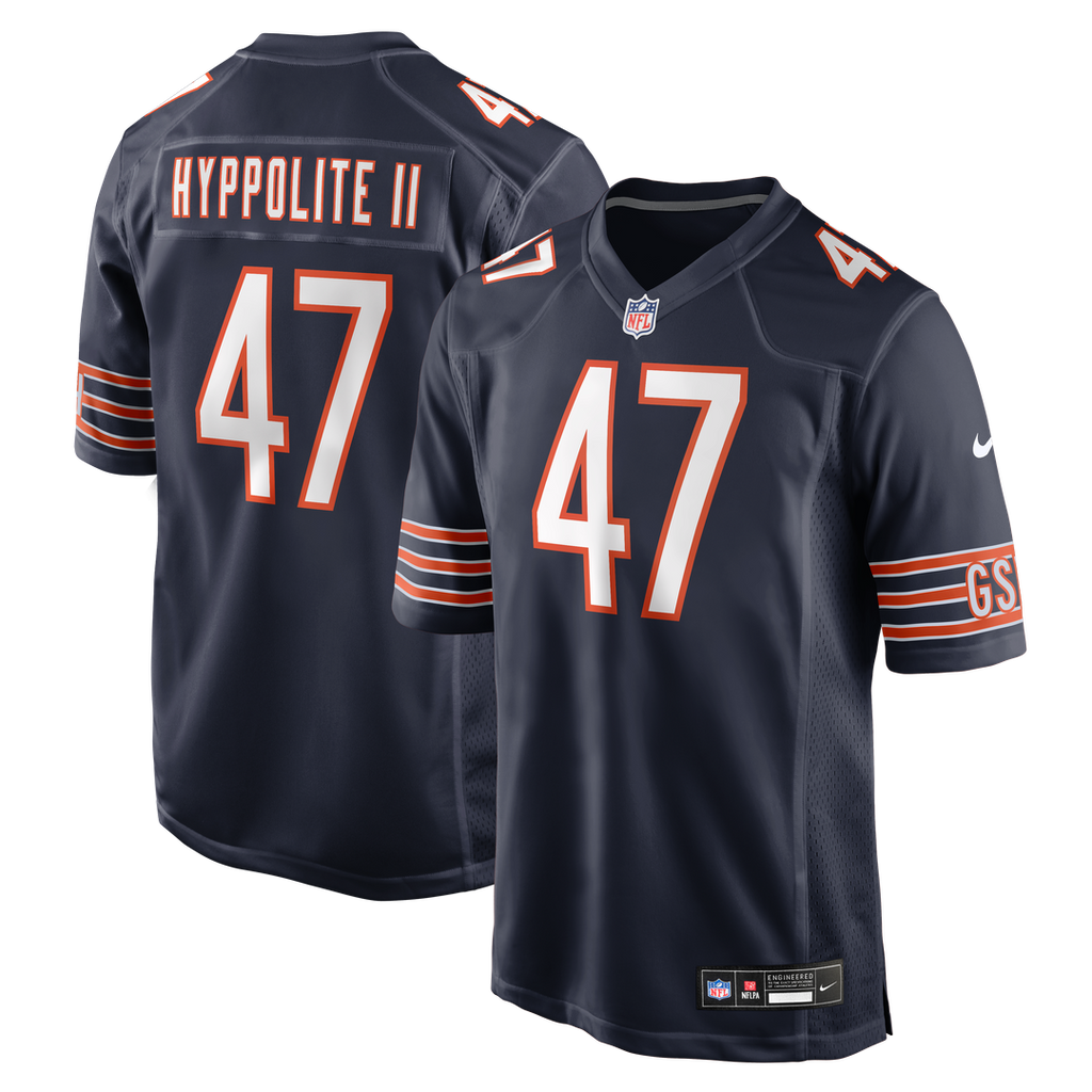Chicago Bears Ruben Hyppolite II Nike Navy Game Jersey