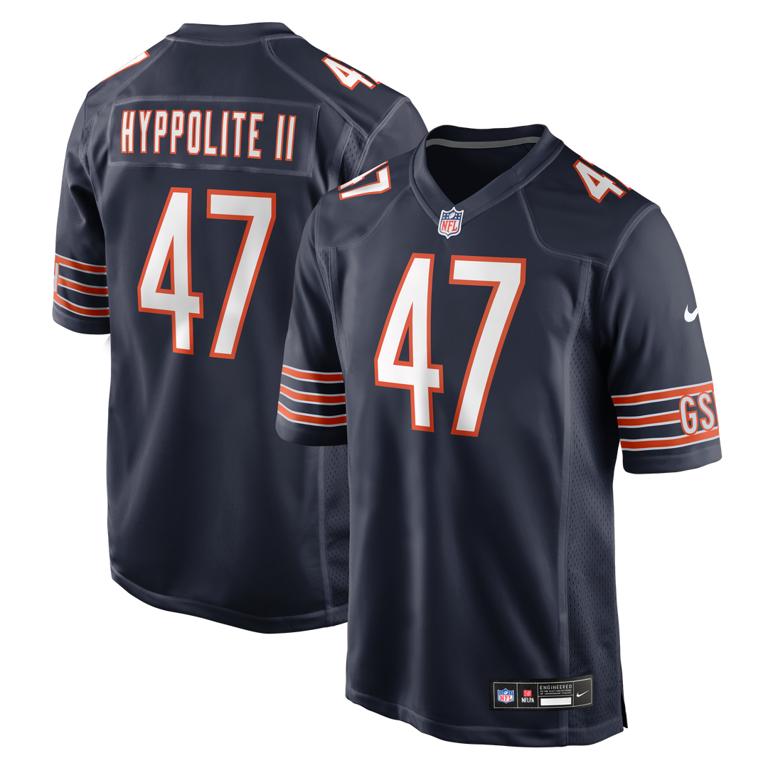 Chicago Bears Ruben Hyppolite II Nike Navy Game Jersey