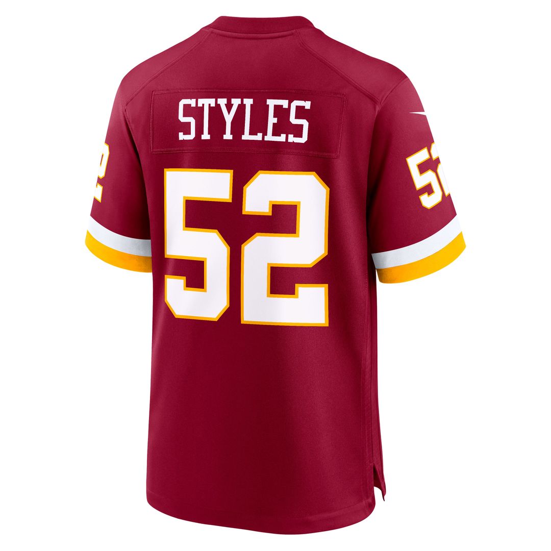 Washington Commanders Sonny Styles Nike White Game Super Bowl Era Jersey