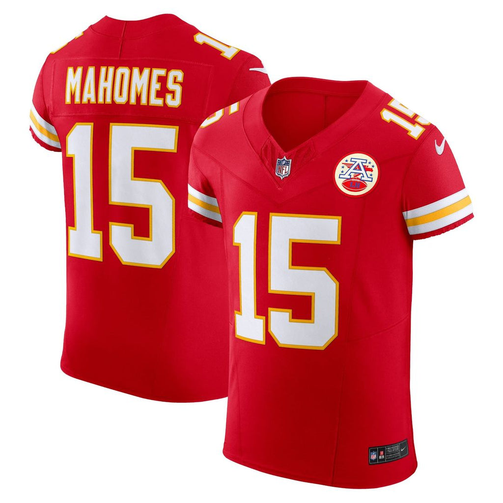 Kansas City Chiefs Patrick Mahomes Nike Red Team Vapor FUSE Elite Jersey