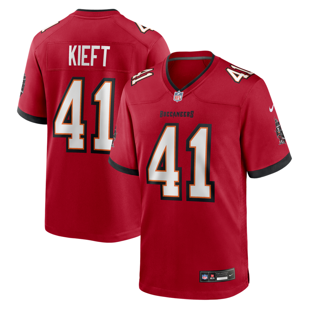Tampa Bay Buccaneers Ko Kieft Nike Red Game Jersey