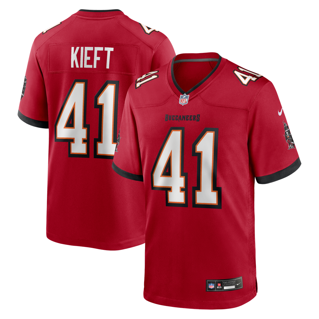 Tampa Bay Buccaneers Ko Kieft Nike Red Game Jersey