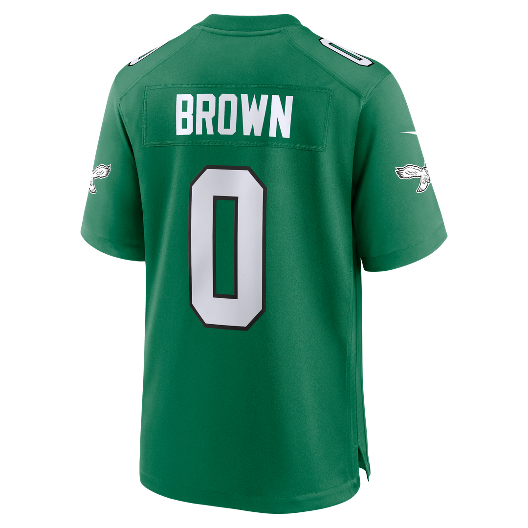 Philadelphia Eagles Marquise Brown Nike Midnight Green Game Jersey