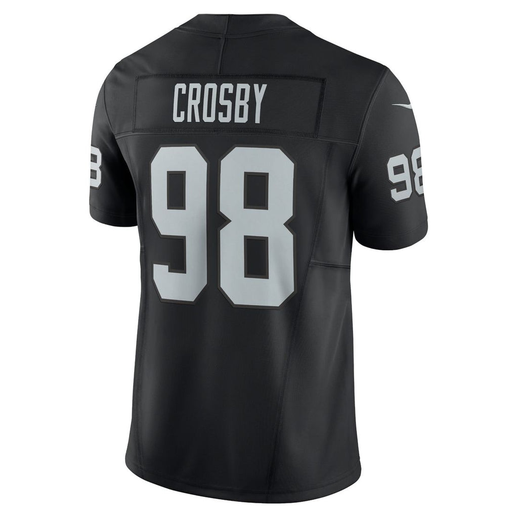 Las Vegas Raiders Maxx Crosby Nike Black Vapor FUSE Limited Jersey