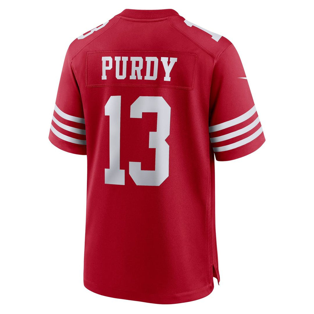 San Francisco 49ers Brock Purdy Nike Scarlet Game Jersey