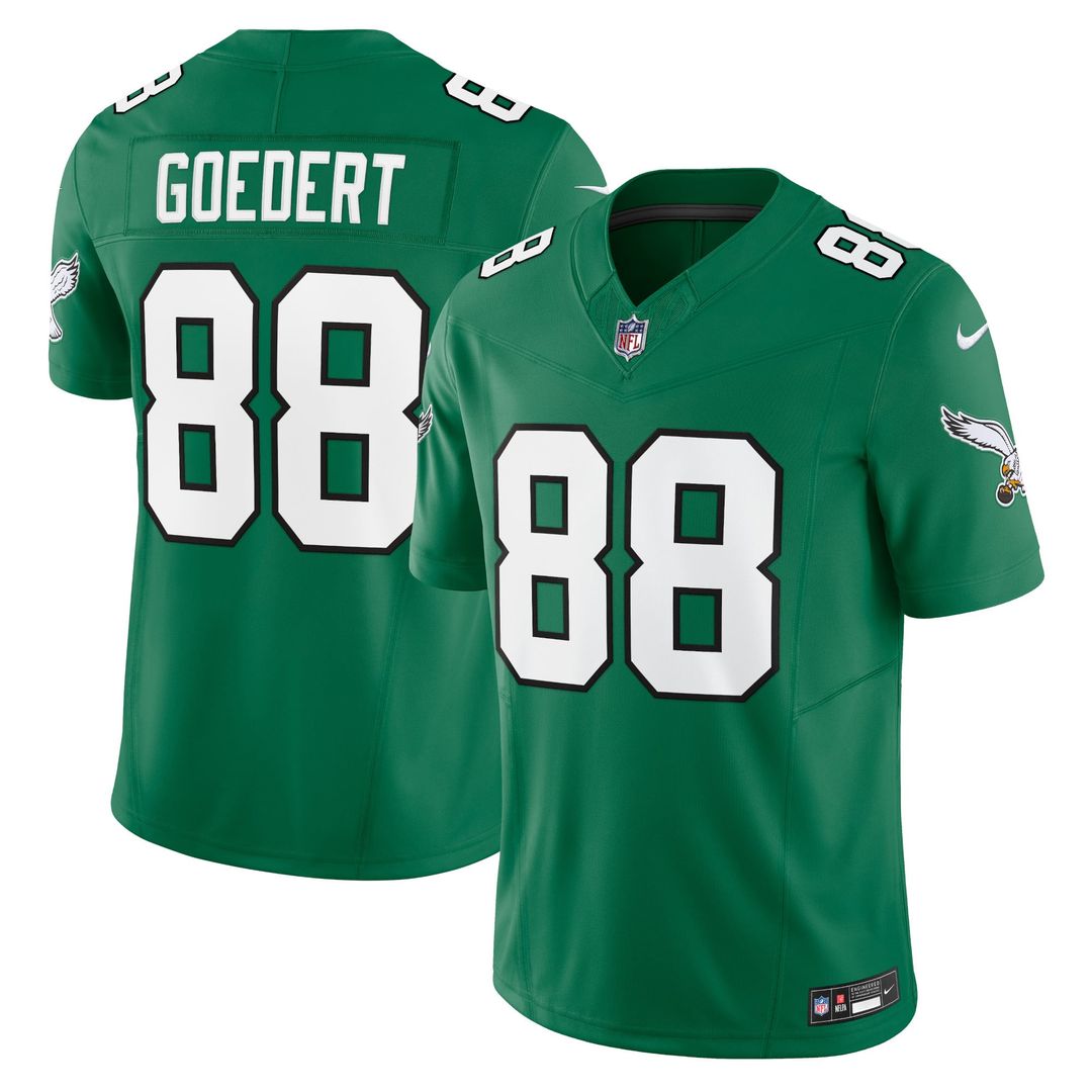 Philadelphia Eagles Dallas Goedert Nike Kelly Green Vapor FUSE Limited Jersey