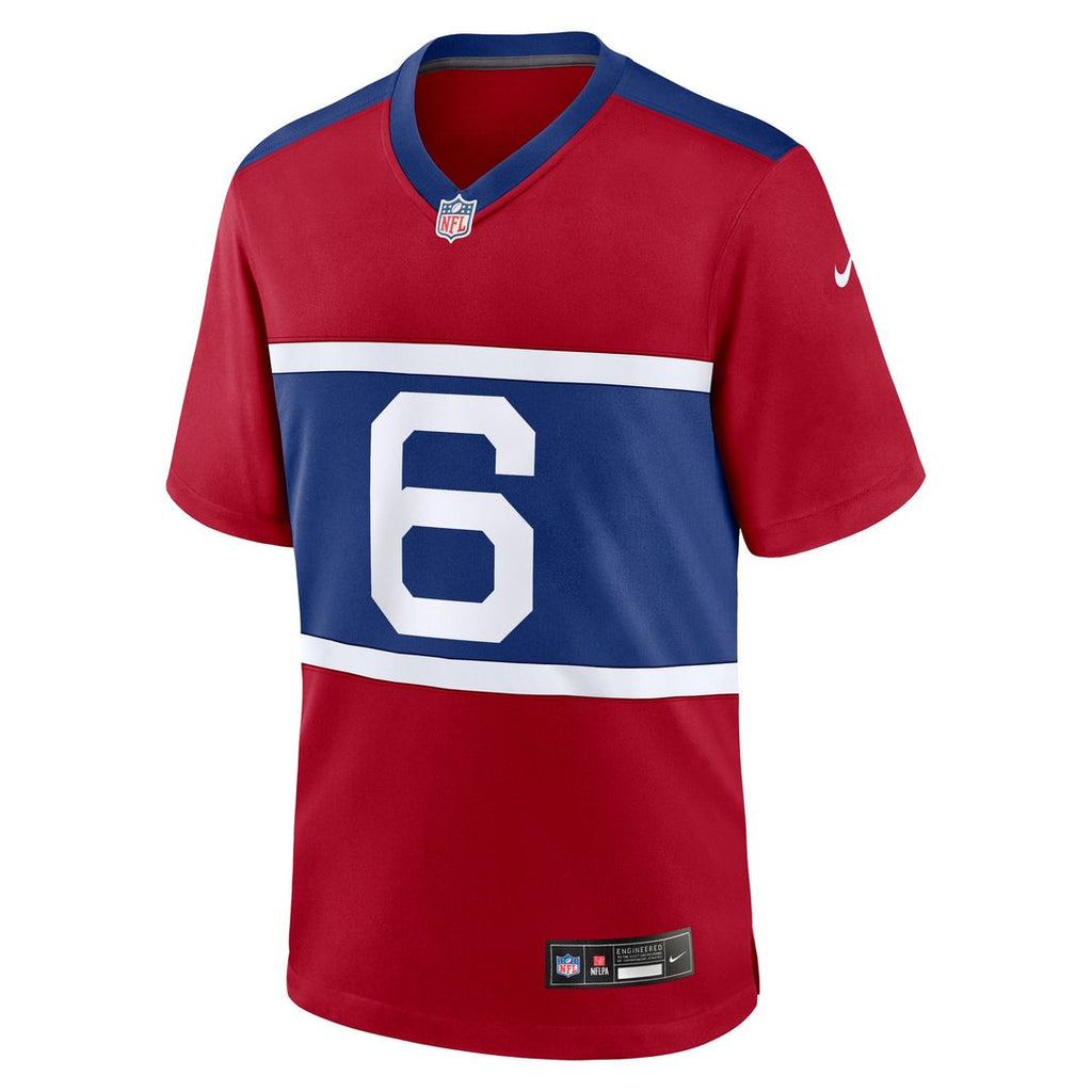 New York Giants Jaxson Dart Nike Royal Game Jersey
