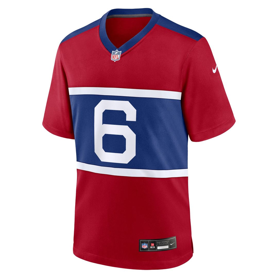 New York Giants Jaxson Dart Nike Royal Game Jersey