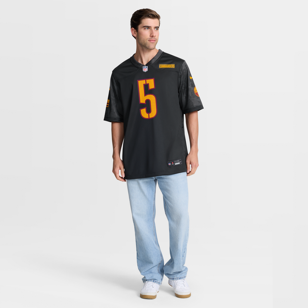 Washington Commanders Jayden Daniels Nike White Game Jersey