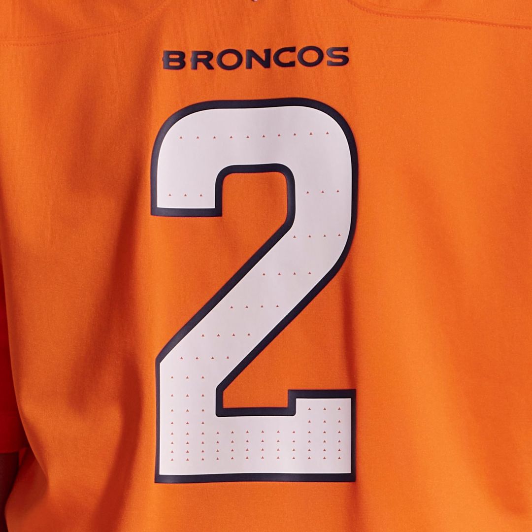 Denver Broncos Patrick Surtain II Nike Orange Game Jersey