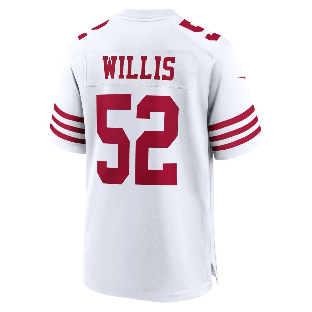 San Francisco 49ers Patrick Willis Nike White Retired Game Jersey