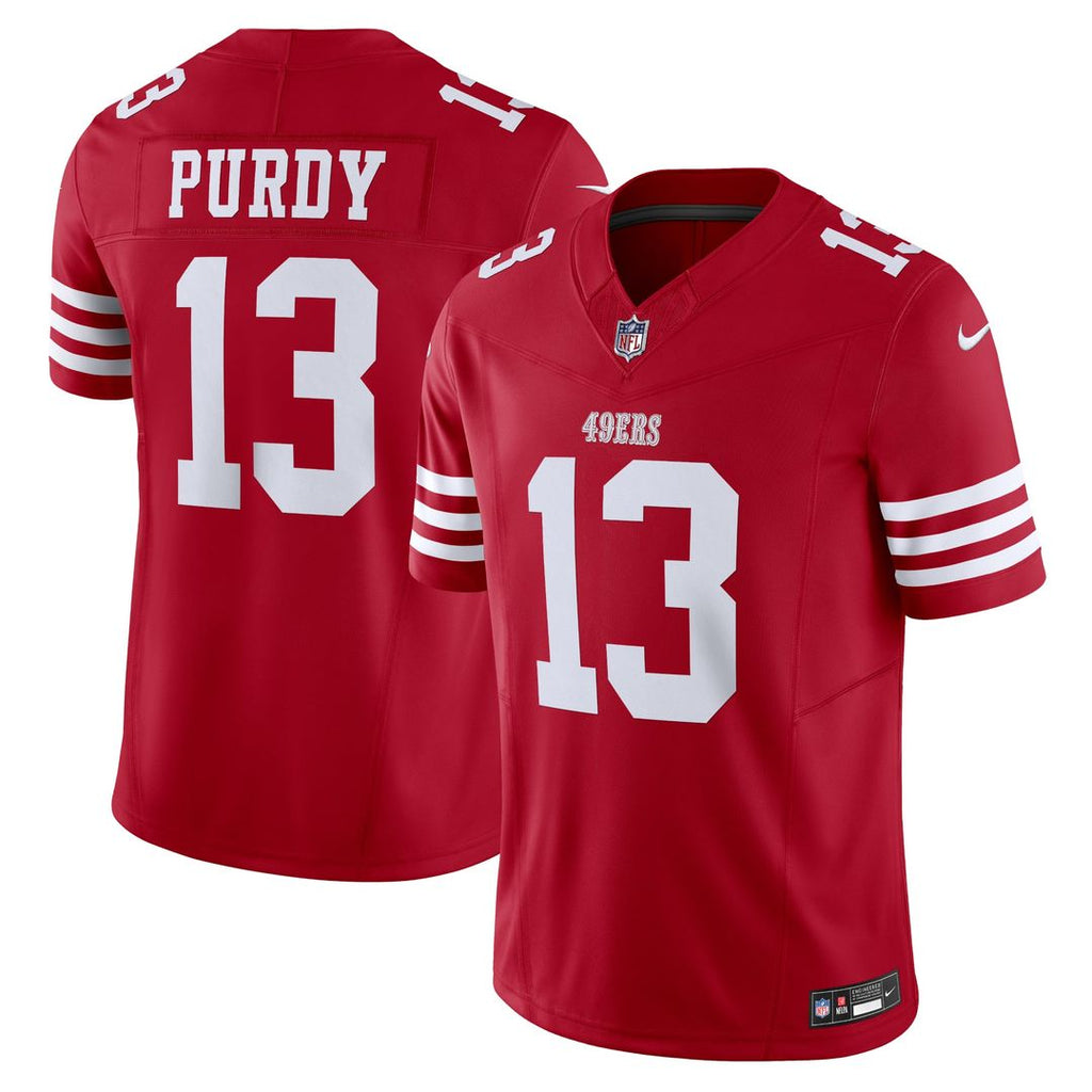 San Francisco 49ers Brock Purdy Nike Scarlet Vapor FUSE Limited Jersey