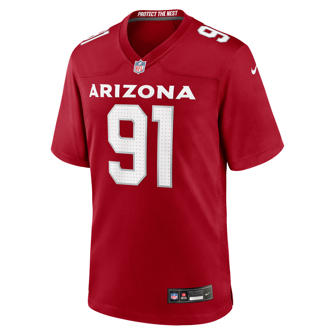 Arizona Cardinals L.J. Collier Nike Cardinal Game Jersey