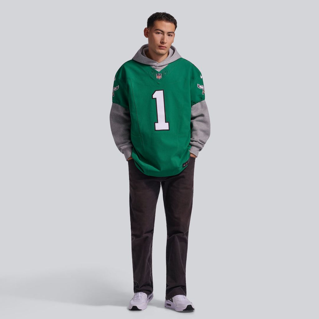 Philadelphia Eagles Jalen Hurts Nike Kelly Green Alternate Vapor FUSE Elite Jersey