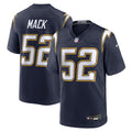 Los Angeles Chargers Khalil Mack Nike Navy Alternate Super Chargers Game Jersey