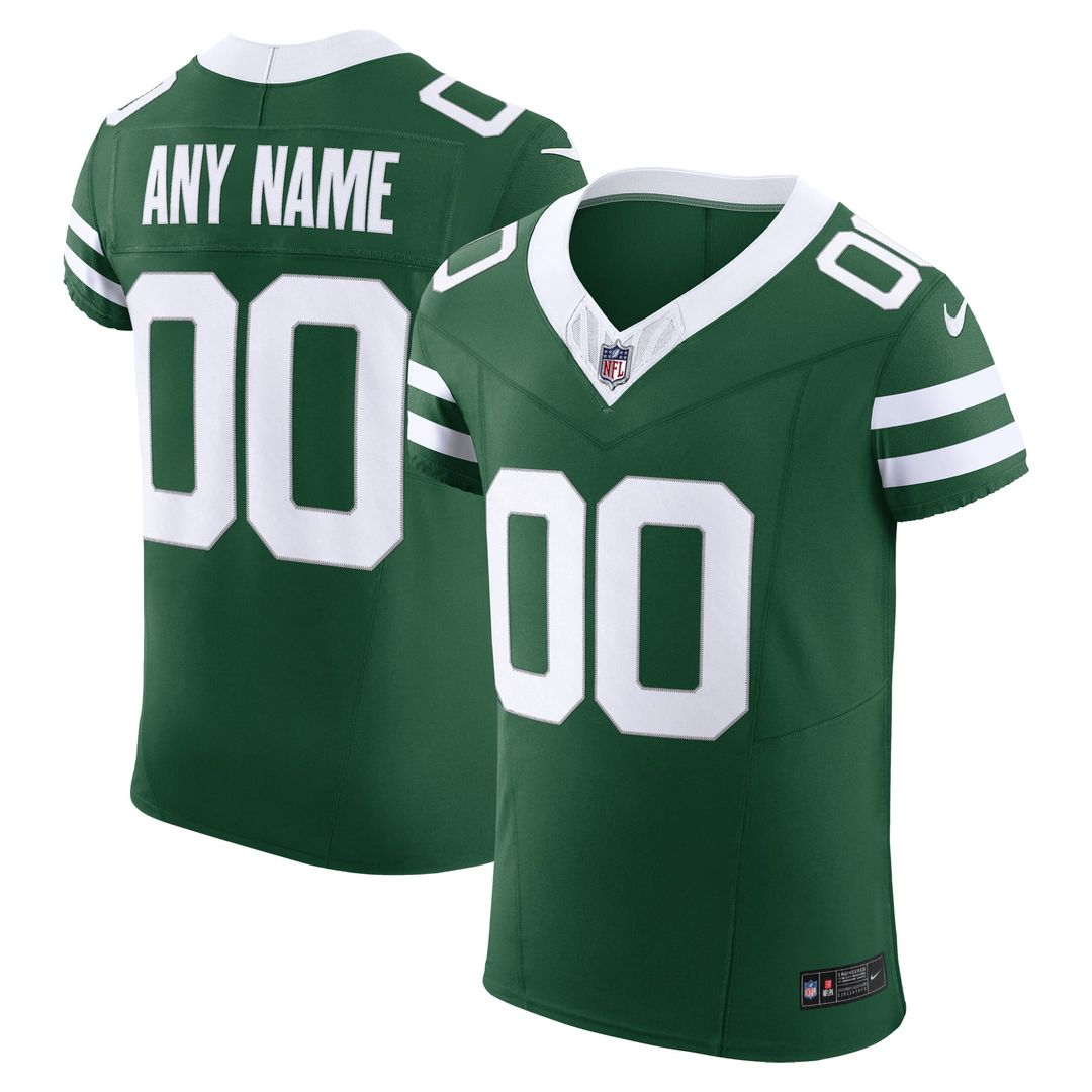 New York Jets Nike Legacy Green Vapor FUSE Elite Custom Jersey