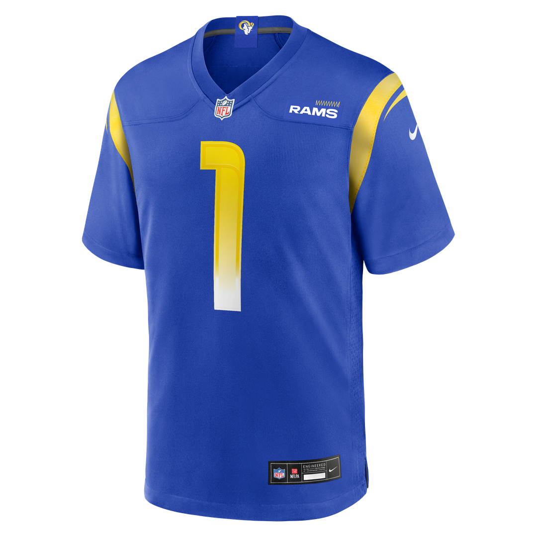 Los Angeles Rams Emmanuel Forbes Jr. Nike Royal Game Jersey