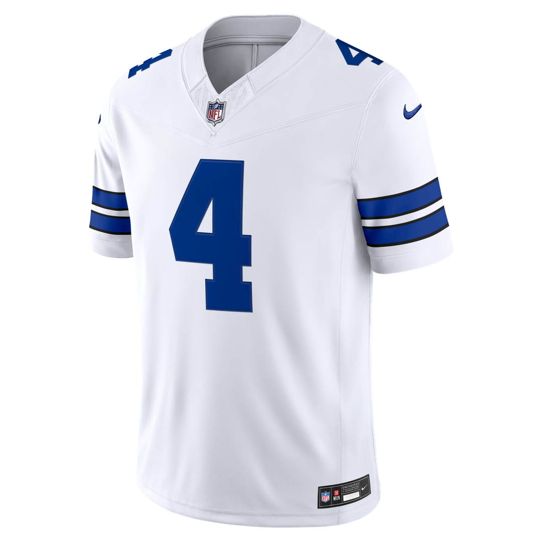 Dallas Cowboys Dak Prescott Nike White Vapor FUSE Stitched Limited Jersey