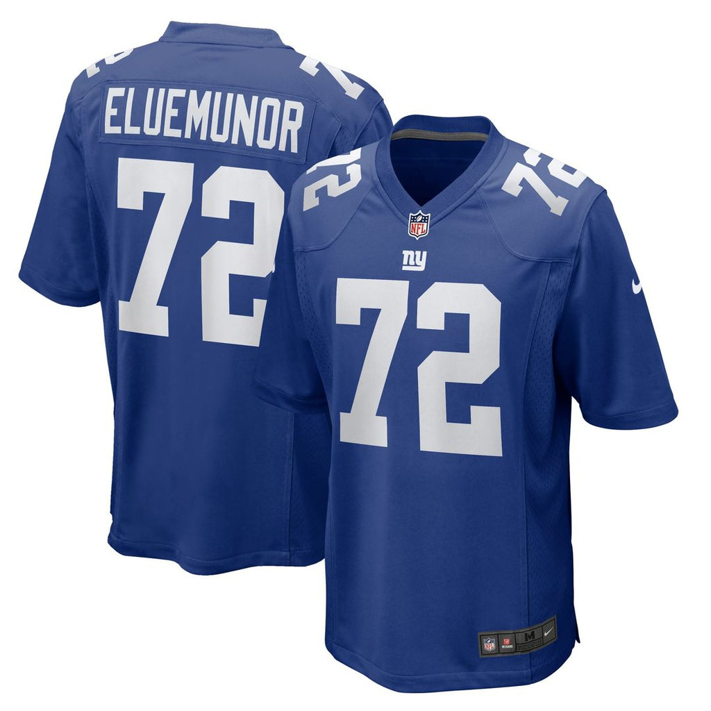 New York Giants Jermaine Eluemunor Nike Royal Game Jersey