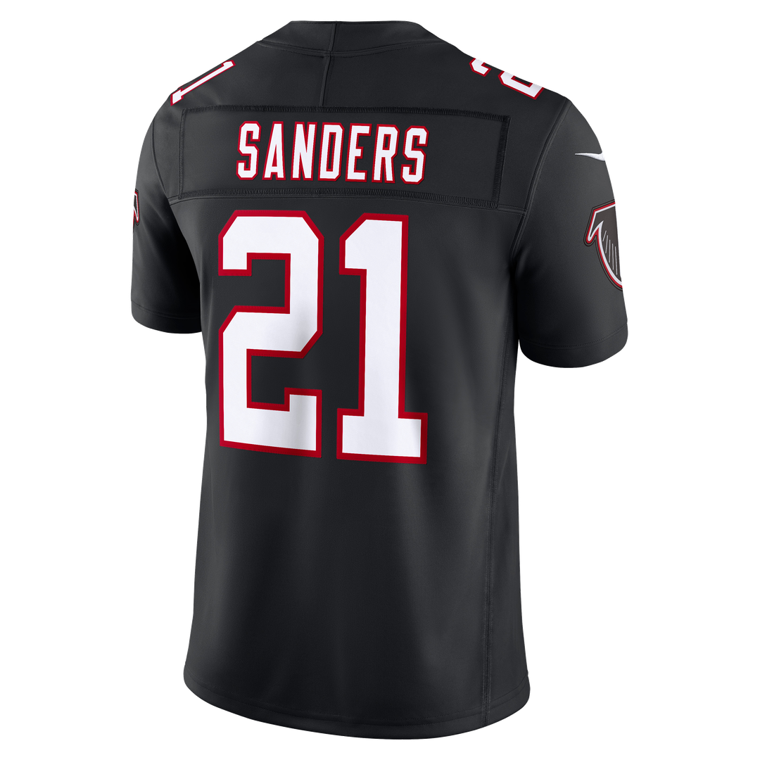 Atlanta Falcons Deion Sanders Nike Black Alternate Throwback Vapor FUSE Stitched Retired Limited Jersey