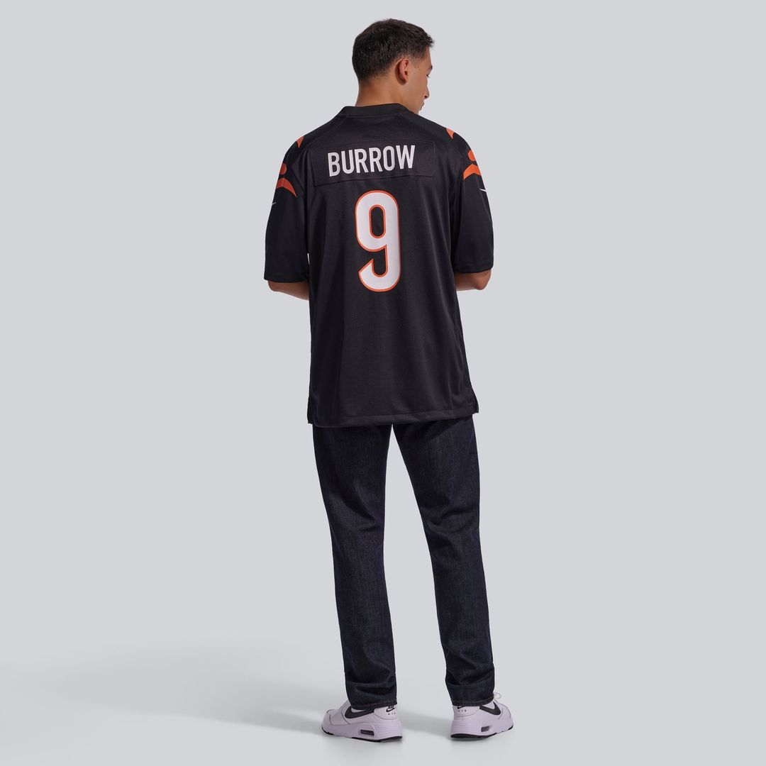 Cincinnati Bengals Joe Burrow Nike Black Game Jersey