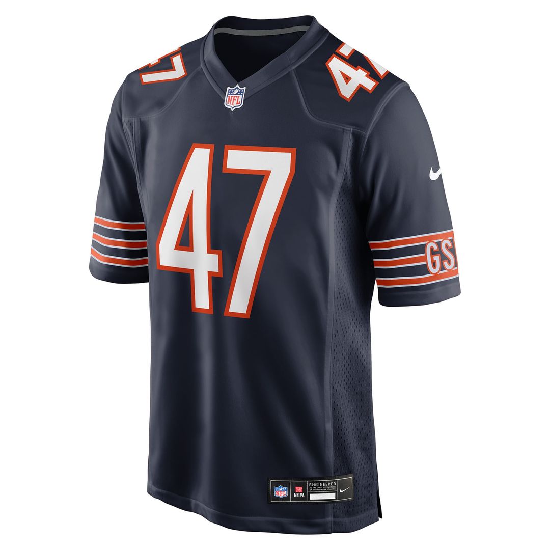 Chicago Bears Ruben Hyppolite II Nike Navy Game Jersey