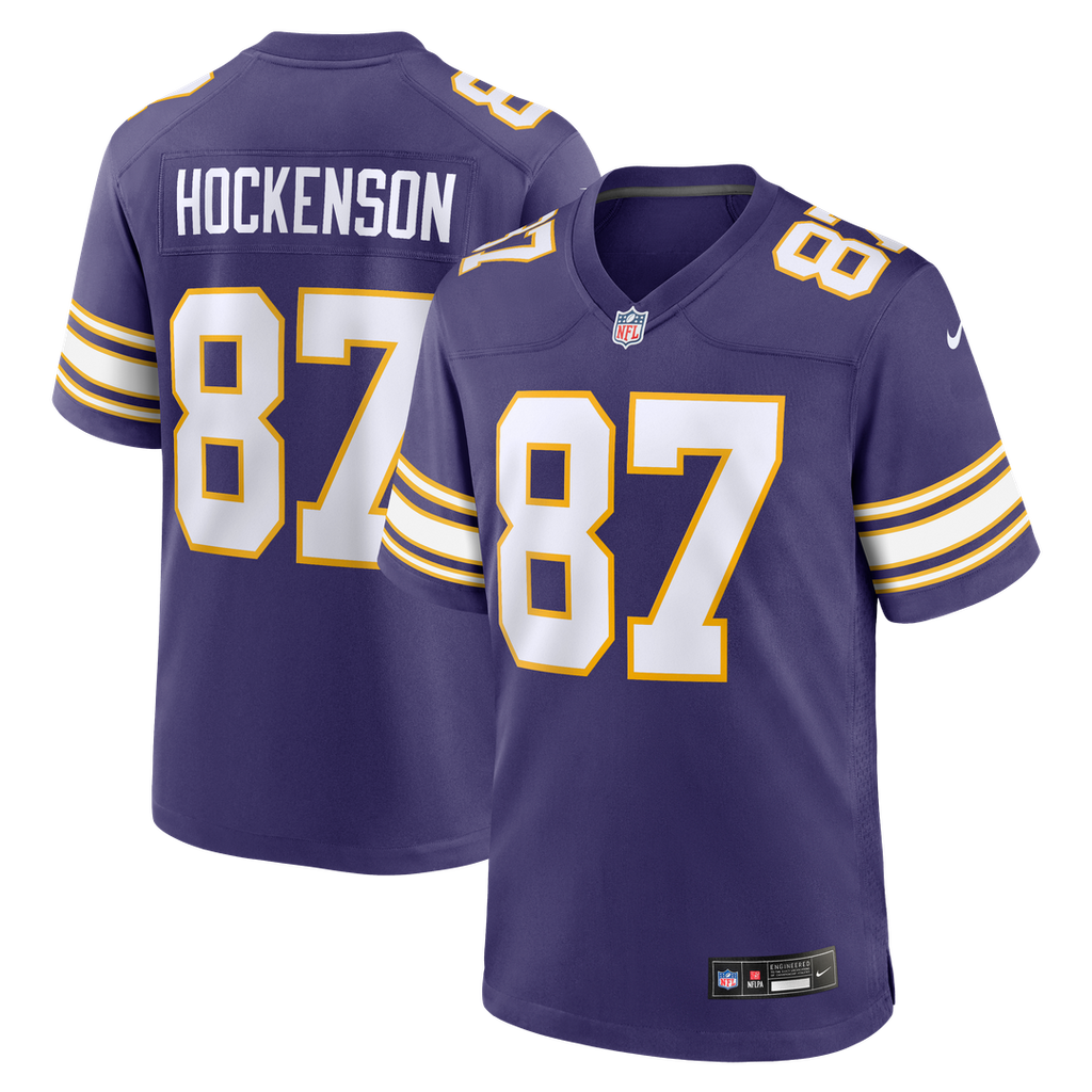 Minnesota Vikings T.J. Hockenson Nike Purple Classic Game Jersey