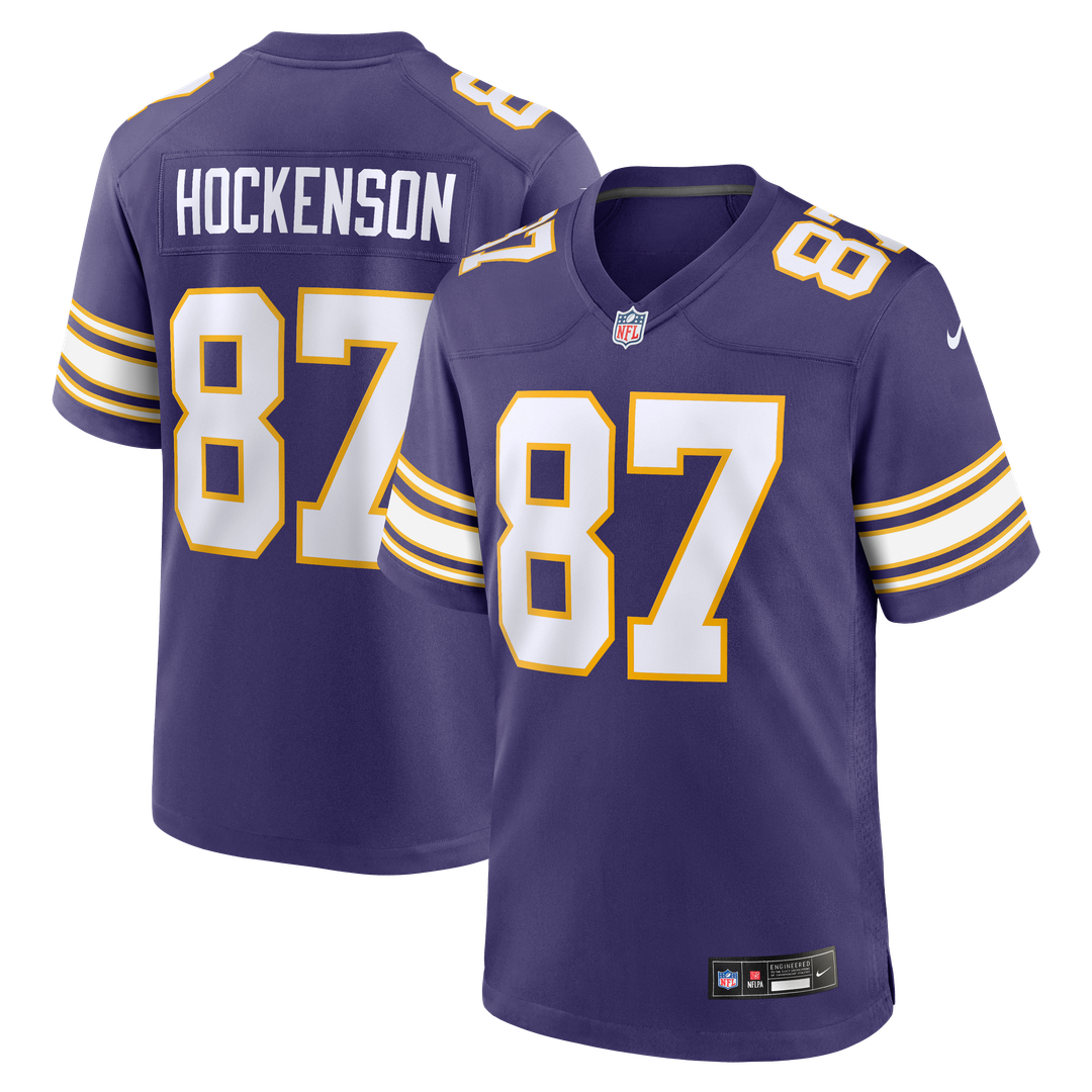 Minnesota Vikings T.J. Hockenson Nike Purple Classic Game Jersey