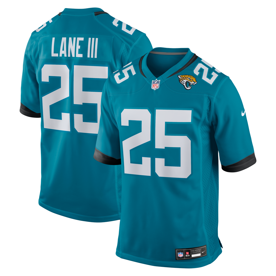 Jacksonville Jaguars Rayuan Lane III Nike Teal Game Jersey