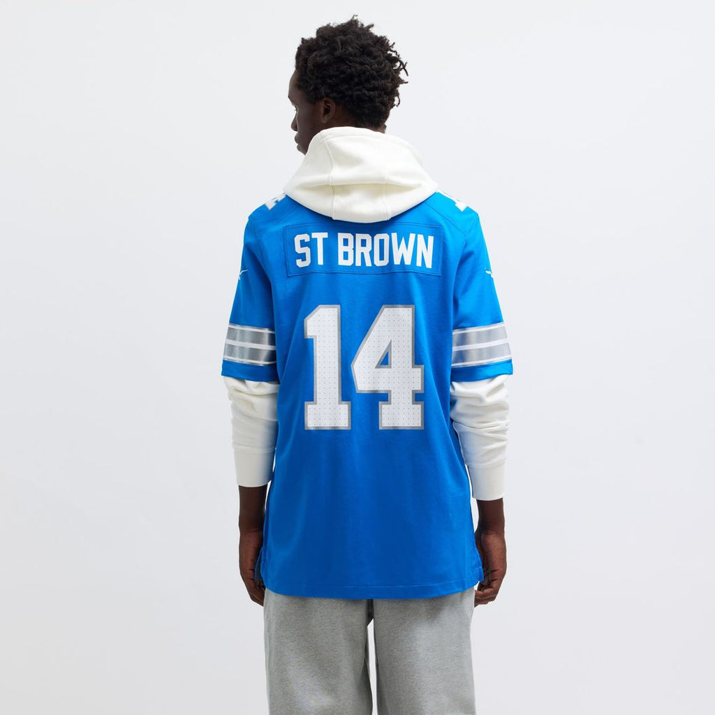 Detroit Lions Amon - Ra St. Brown Nike Blue Game Jersey