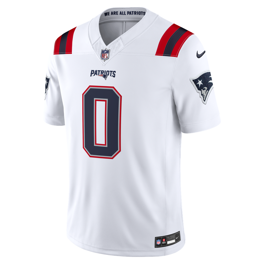 New England Patriots Christian Gonzalez Nike Navy Team Vapor FUSE Stitched Limited Jersey