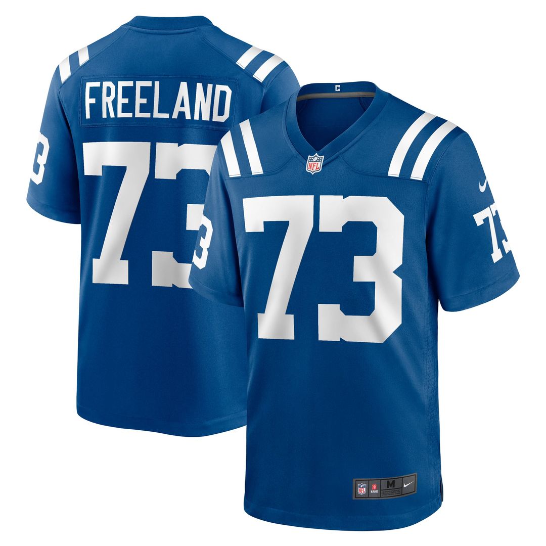 Indianapolis Colts Blake Freeland Nike Royal Game Jersey