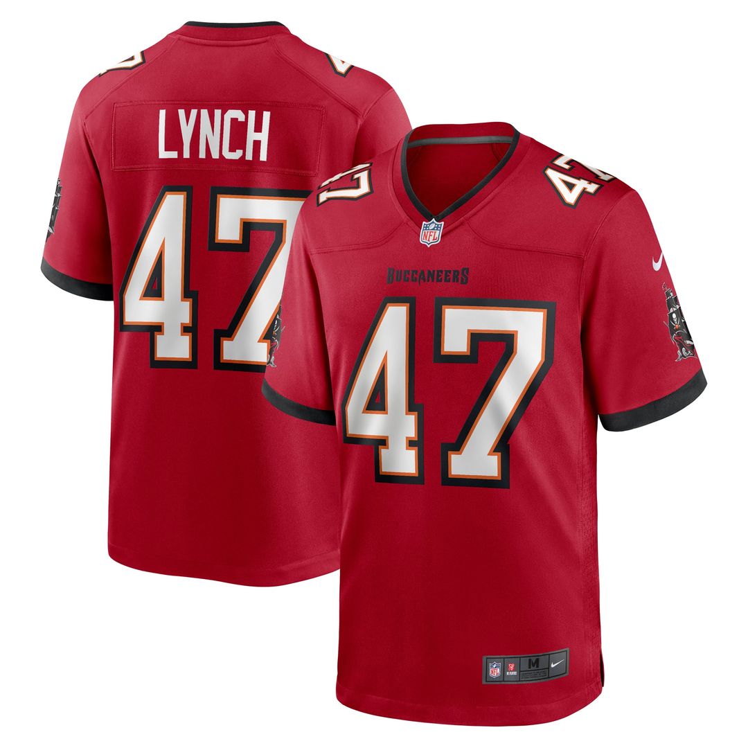 Tampa Bay Buccaneers John Lynch Nike Red Retired Game Jersey