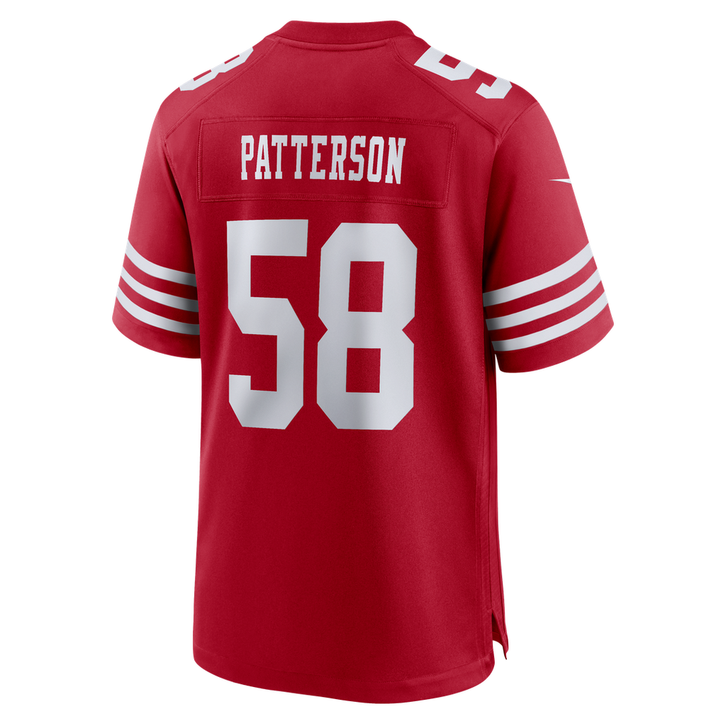 San Francisco 49ers Jarrett Patterson Nike Scarlet Game Jersey