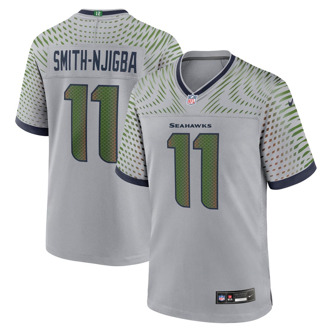 Seattle Seahawks Jaxon Smith - Njigba Nike Gray Rivalries Collection Game Jersey