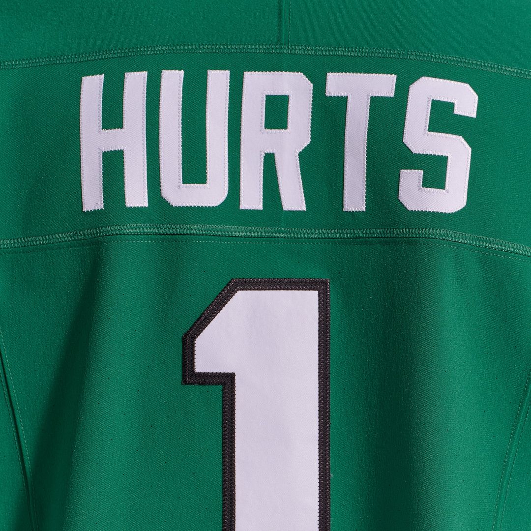 Philadelphia Eagles Jalen Hurts Nike Kelly Green Alternate Vapor FUSE Elite Jersey