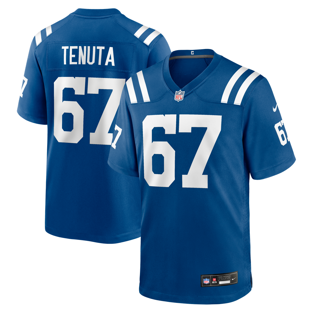 Indianapolis Colts Luke Tenuta Nike Royal Game Jersey