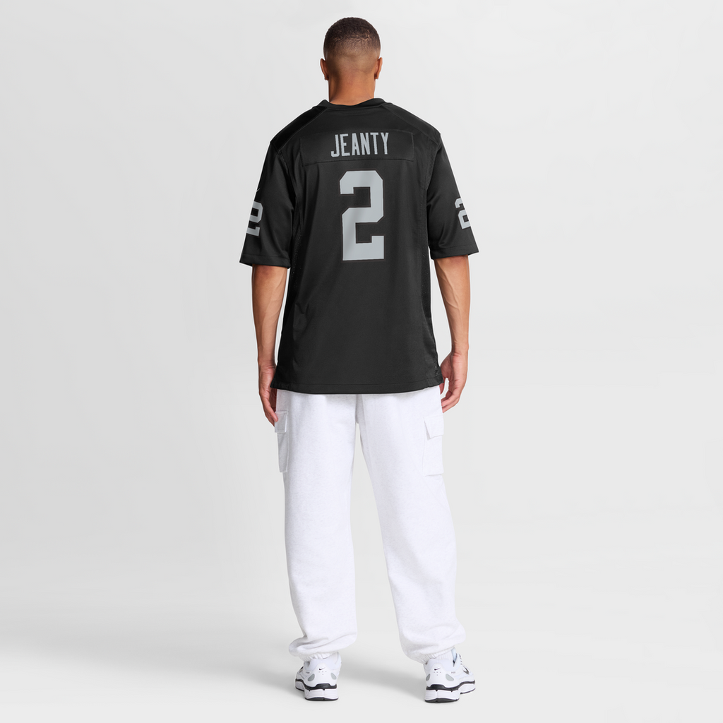 Las Vegas Raiders Ashton Jeanty Nike Black Game Jersey