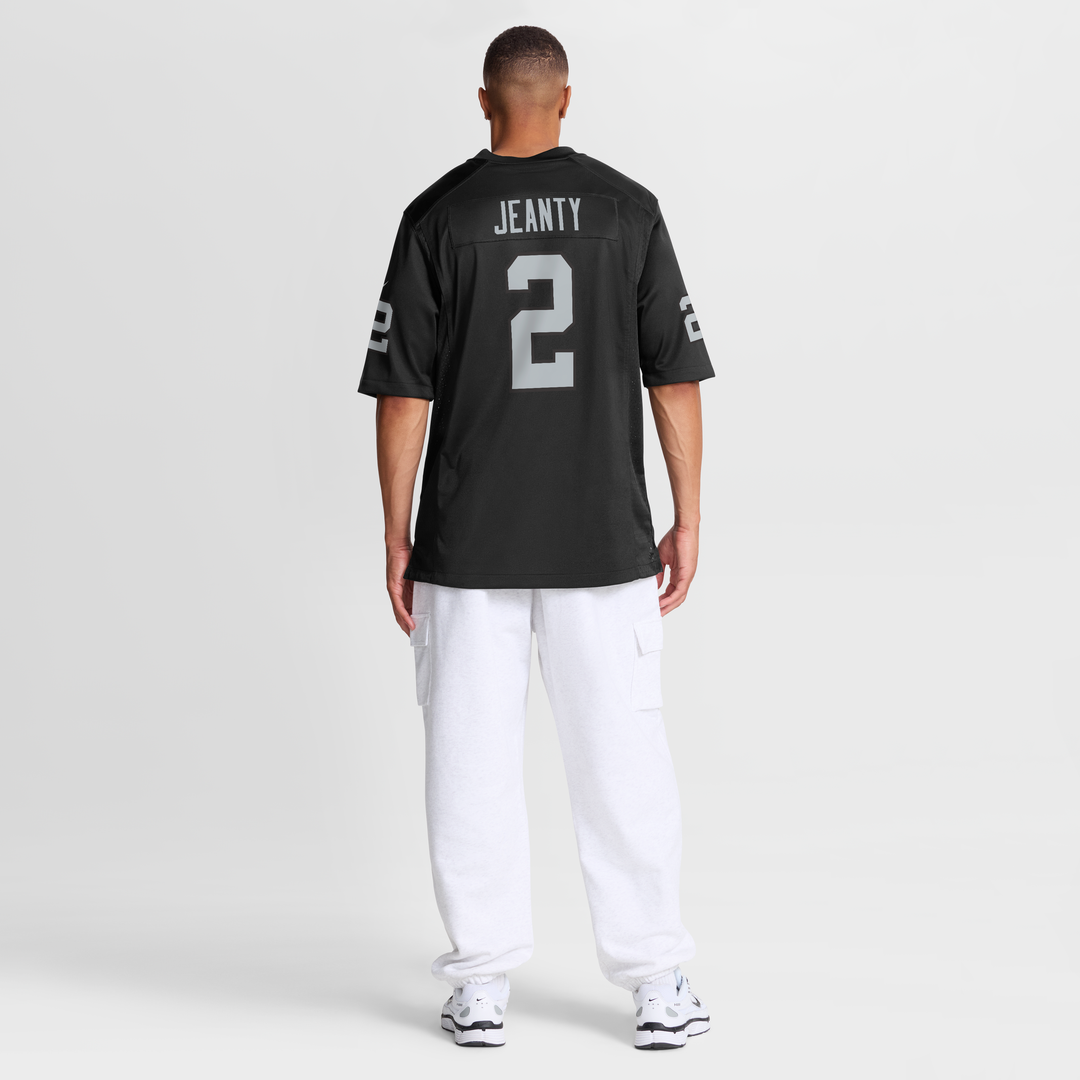 Las Vegas Raiders Ashton Jeanty Nike Black Game Jersey