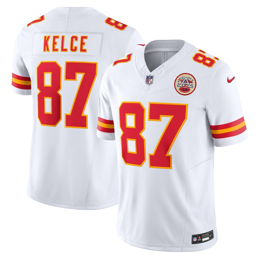 Kansas City Chiefs Travis Kelce Nike Red Vapor FUSE Limited Jersey