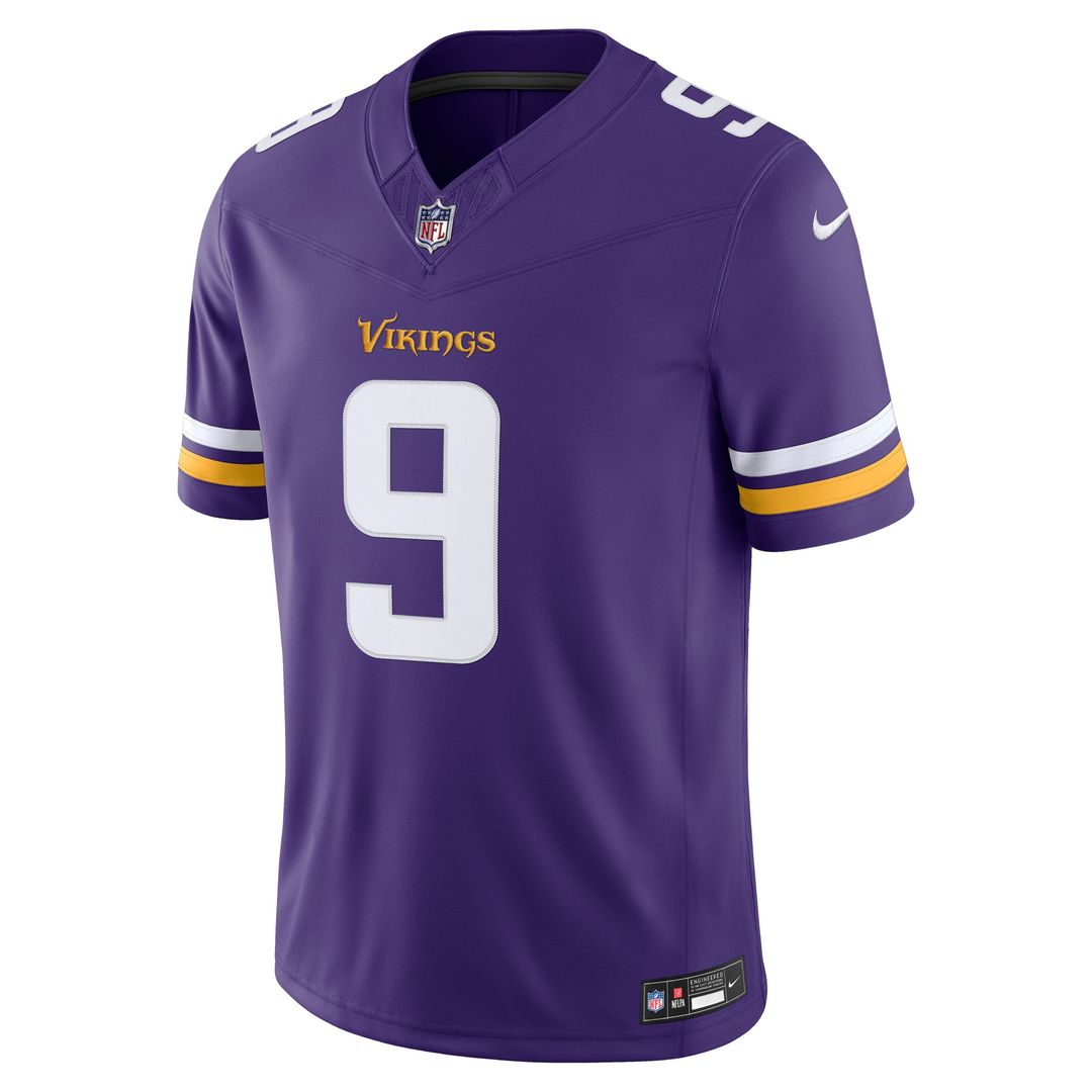 Minnesota Vikings J.J. McCarthy Nike Purple Team Vapor FUSE Stitched Limited Jersey