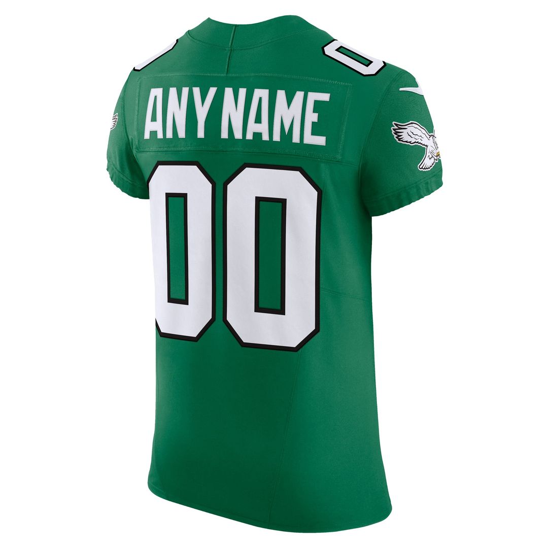Philadelphia Eagles Nike Black Alternate Vapor FUSE Elite Custom Jersey